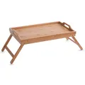Serviertablett Bambus Holz Holztablett Serviertablett Betttablett Tablett