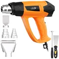 Royal Gardineer BBQ-Anzündhilfe: Heißluftpistolen-Kit, Temperaturregelung 60-600 °C, bis 500 l/Min. (Elektrische Grillstarter, Elektrische Ofenanzünder)