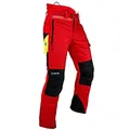 Pfanner - Schnittschutzhose, Klasse 1, Stoff Gladiator Rot m, rot, M (langgr.)