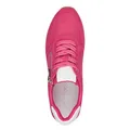 MARCO TOZZI Damen Schnürschuh Korkoptik Sneaker Reißverschluss 2-23781-41, Größe:37 EU, Farbe:Pink