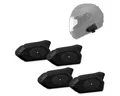 Tourtecs Funkgerät 4x Intercom Motorrad Bluetooth Kommunikationssystem GoCom4 IP65