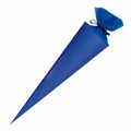 Bastelschultüte 70cm BLAU Schultüte Zuckertüte Rohling Schulanfang Filzverschlus