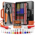 Crimpzange Aderendhülsen Set Elektrozange 0,08-16mm² Profi Heimwerker