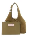 COCCINELLE C-Easy Handbag Suede Handtasche Seagrass khaki Neu