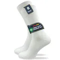 GAWILO Herren Socken aus 100% Baumwolle (8 Paar) | Ohne drückende Naht | Baumwollsocken mit verstärkter Ferse & Fußspitze (43-46, weiß)