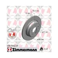 2x Bremsscheibe ZIMMERMANN 400.3662.20 passend für MERCEDES-BENZ