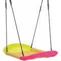 Nestschaukel Grandoh - Wasserdicht, Verstellbar 200-240cm, 3 Nutzer, Max. 150kg, Stoßdämpfende Polsterung, Wasserabweisend, Extrem Witterungsbeständig - Magenta - Wickey