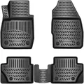 ELMASLINE 3D Gummimatten Set für Renault KANGOO 2013-2021 | Extra hoher 5cm Rand | Zubehör Fußmatten