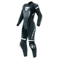Dainese Fulminea Damen 2-Teiler Lederkombi schwarz, 42