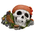 Nobby Aquariendekoration Piraten Totenkopf 14,5x12,5x8,5cm ungiftig