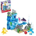 Mega Pokemon Wasserabenteuer Bauset Squirtle Psyduck Finneon Spielzeug 319 Teile