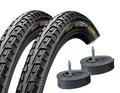 2 Stück CONTINENTAL Reifen 28" RIDE TOUR schwarz  42-622 28 x 1.60 + DV Schlauch