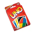 Das klassische Kartenspiel Uno Original enthält 112 Karten und Anweisungen. Die