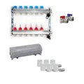 6 fach Heizkreisverteiler Premium Stellantrieb Komplett Set