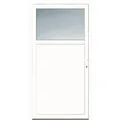 Premium Kunststoff-Nebeneingangstür SMK 510 Weiß 98 cm x 198 cm DIN R