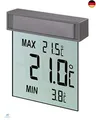 TFA Dostmann Vision digitales Fensterthermometer, 30.1025, großes Display mit 