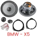 Hertz UNO K 165 Compo-Lautsprecher Boxen Set kompatibel für BMW X5 (E53)