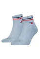 Tommy Hilfiger Unisex Quarter Socken, Blau, 43-46 EU