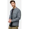 Indicode Langarmhemd Herren INEuron Herrenhemd Langarm blau XXL