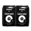BioBizz Light Mix 100L organisches Pflanzensubstrat Perlite leicht gedüngt 2x50L