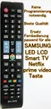 Universal Ersatz Fernbedienung für alle Samsung Smart TV´S NETFLIX prime video