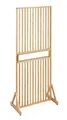 WENKO Raumtrenner Mod. Kailua, hochwertiger Raumteiler aus 100% Bambus mit integrierter Ablage, (B x H x T): 72 x 178 x 40 cm, Braun