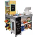tanner Kaufladen 0348.2 Supermarkt, aus Holz, 55 x 95 x 68 cm, mit Zubehör