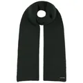 Stetson Caledonia Merinoschal Unifarben Eleganter Wollschal Made in Italy Damen Herren Herbst Winter dunkelgrün One Size