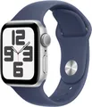 Apple Watch SE (40mm) GPS MXEC3QF/A (silber/denim) Smartwatch