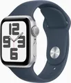 Apple Watch SE GPS 40 mm, Silber & Denim