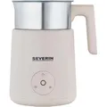 Severin Milchaufschäumer Spuma Lite, SM 3589, elektrisch, Induktion, mit 4 Programmen, Edelstahl, creme, 400 ml