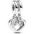 Pandora Charm-Einhänger 793232C01 Charm-Anhänger Damen Teilbar Für Immer & Ewig Silber