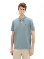 TOM TAILOR Herren Basic Piqué Poloshirt, 27475 - Grey Mint, M
