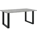 PROROOM FURNITURE Esstisch U-Form - Brooklyn Table, 160x90x75cm, Grau/Steinoptik