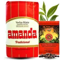 Yerba Mate Amanda Elaborada 500g Argentinien 100% + Mate Mas Energia Guarana 50g
