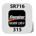 1 x Energizer 315 Uhrenbatterie 1,55 V SR716SW SR67 23mAh Batterie Knopfzelle