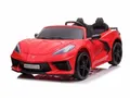 Elektro-Kinderauto Corvette 12v, 2-Sitzer, zwei Motoren+LED+Audio rot