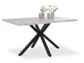HELA Esstisch Haro LBH 140x90x76 cm grau Esszimmertisch