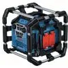 Bosch Professional Baustellenradio GPB 18V-5 C | 06014A4000 | Akku/FM/Bluetooth/AUX | robust | 20W Subwoofer | blau