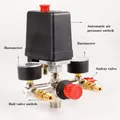 Druckschalter 230V 12bar mit Manometer für Kompressor Druckregler Wasserabscheid
