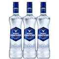 Wodka Gorbatschow (3x0,7l) Set 37,5% vol - Premium Vodka - Eiskalt, glasklar und absolut rein, milder Geschmack, als Cocktail, Longdrink oder Shot genießen