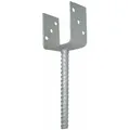 Zaun H-anker Pfostenträger Pfostenanker Einschlaghülse Pfostenkappe Zaunkappe - 9 X 9 Cm, U-pfostenträger