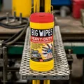 BIG WIPES "Heavy Duty" 100 Stück doppelseitige Reinigungstücher Öl Farbe Silikon