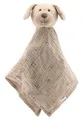 Sterntaler Schmusetuch L Hund Lucky - Baby Kuscheltuch aus leichtem Musselin - Baby und Kinder Schnuffeltuch mit niedlichen Hundekopf - Kuscheltier zum Greifen und Entdecken, sandfarben