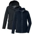 Killtec 3-in-1-Funktionsjacke KOW 189 WMN JCKT 3 in 1 Damenjacke: wasserdicht, atmungsaktiv, Fleece einzippen schwarz 36 EU