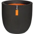 Capi Pflanztopf Smooth rund Ø 35 cm x 34 cm Schwarz