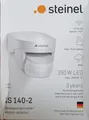 Steinel IS 140-2 Bewegungsmelder mit Eckwandhalter, 140° Erfassungswinkel