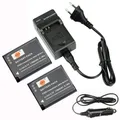 DSTE®（2 Pack） Ersatz Batterie und DC146E Reise Ladegerät Compatible für Panas...