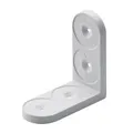 HETTICH Kunststoffwinkel, 50 x 50 x 22mm, weiß