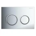 Geberit Omega20 Betätigungsplatte 2-Mengen hgl.verchromt/mattchrom 115.085.KH.1